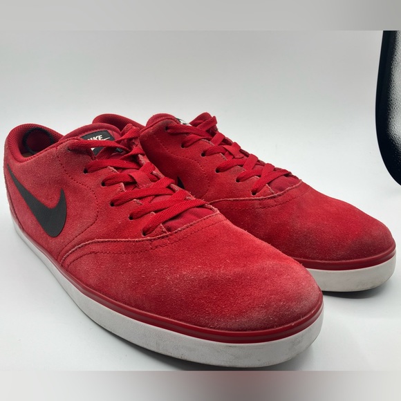 Nike Mens Red SB Check 705265-601 Cushioned Low Top Athletic Shoes Size 13 - Picture 10 of 15